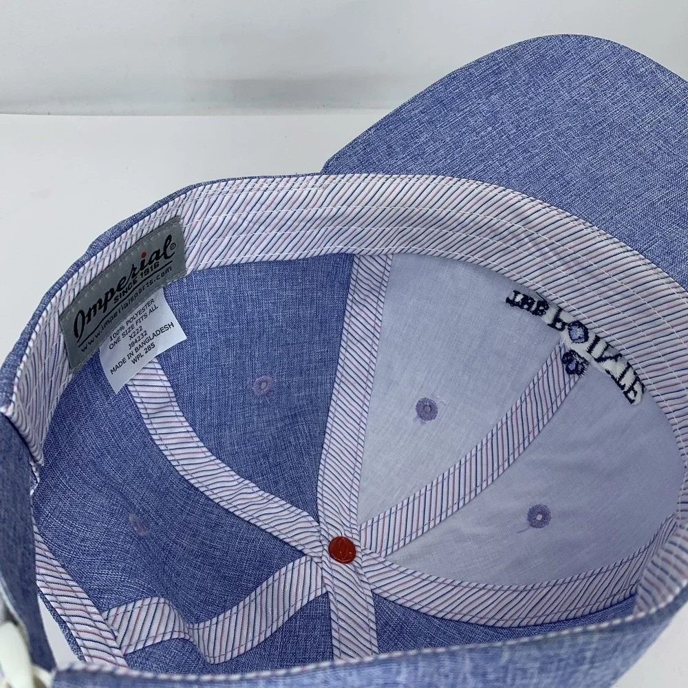 The Pointe Branson Hat Light Blue OSFA Adjustable Golf Imperial Baseball Cap